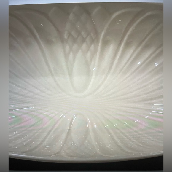 LENOX Relish Dish “Monaco” Collection Ivory Porcelain Oval 24k Gold Trim U.S.A. - Picture 5 of 11